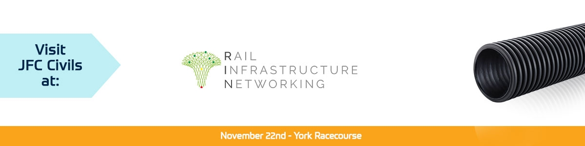 JFC Civils exhibiting at the Rail Infrastructure Networking event, York – 22nd November 2018